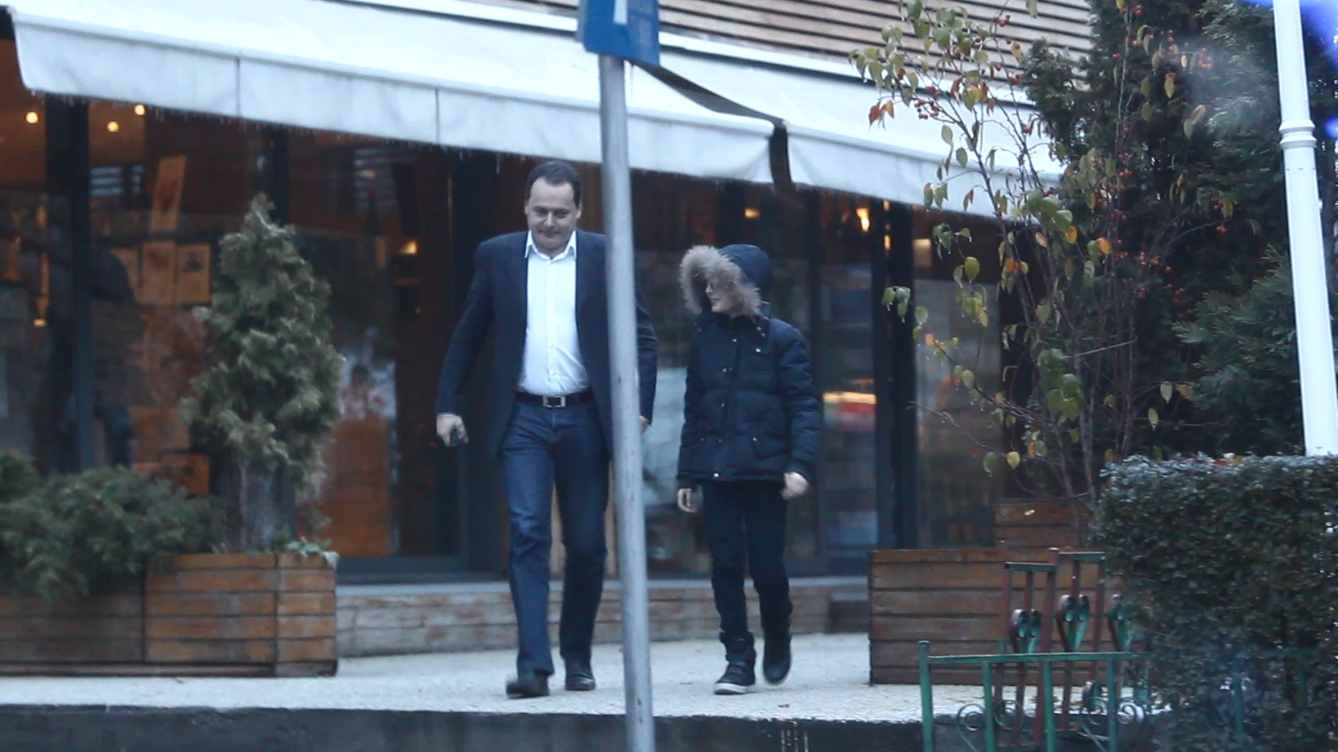 Marius GHenea a petrecut dupa-amiaza de duminica cu fiul sau