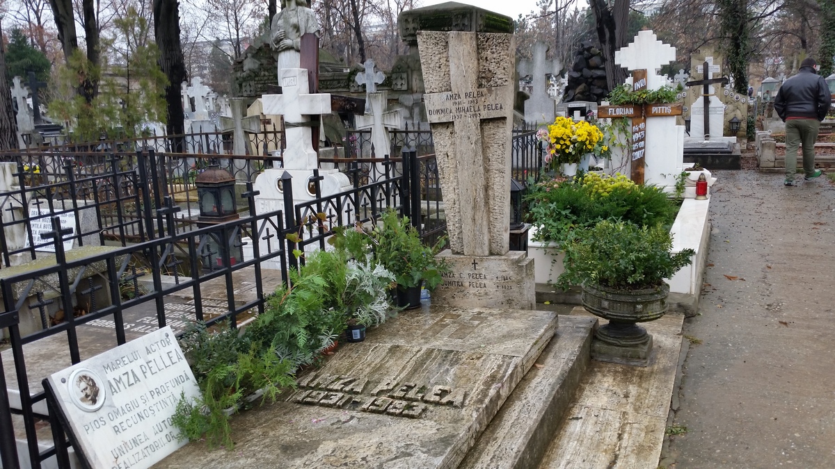 Mormnatul marelui actor Amza Pellea este mereu ingrijit