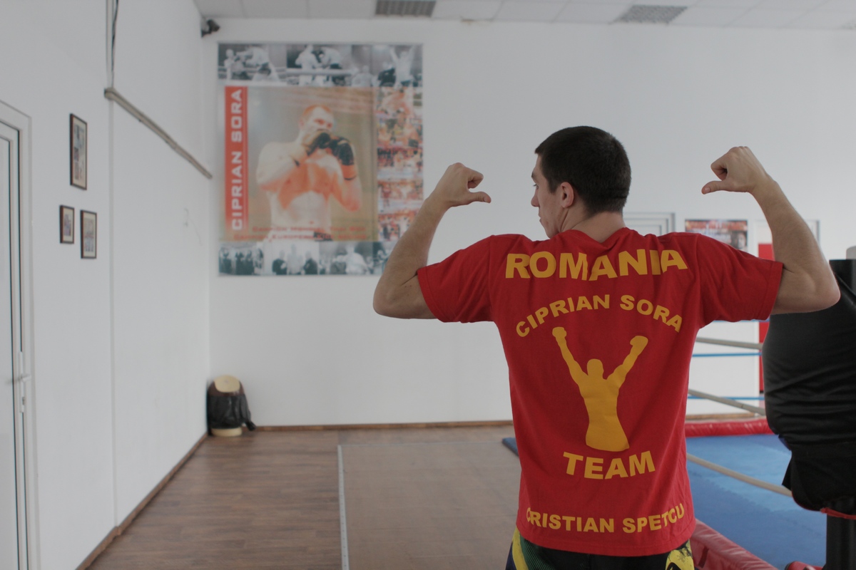 Cristi se antreneaza de ani buni cu Ciprian Sora