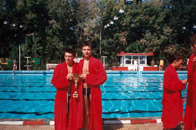 Cristi pe cand facea polo