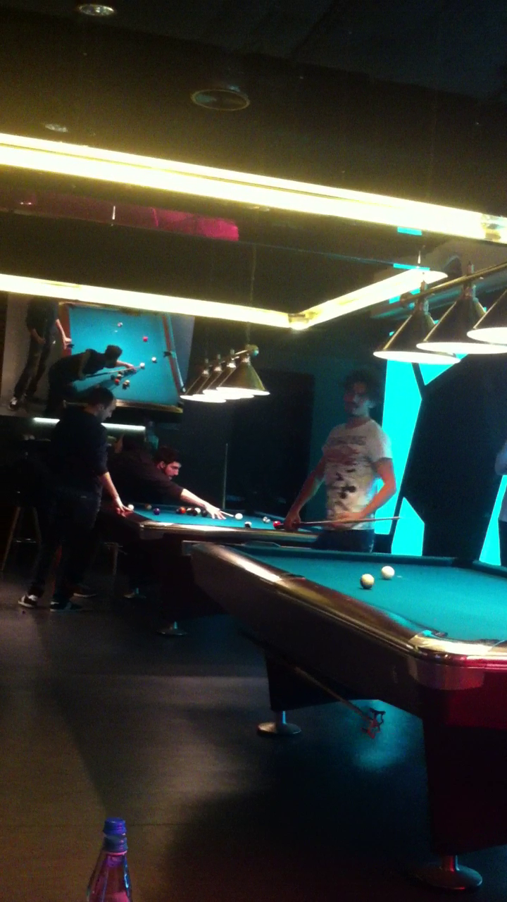 George Florescu se descurca foarte bine la biliard