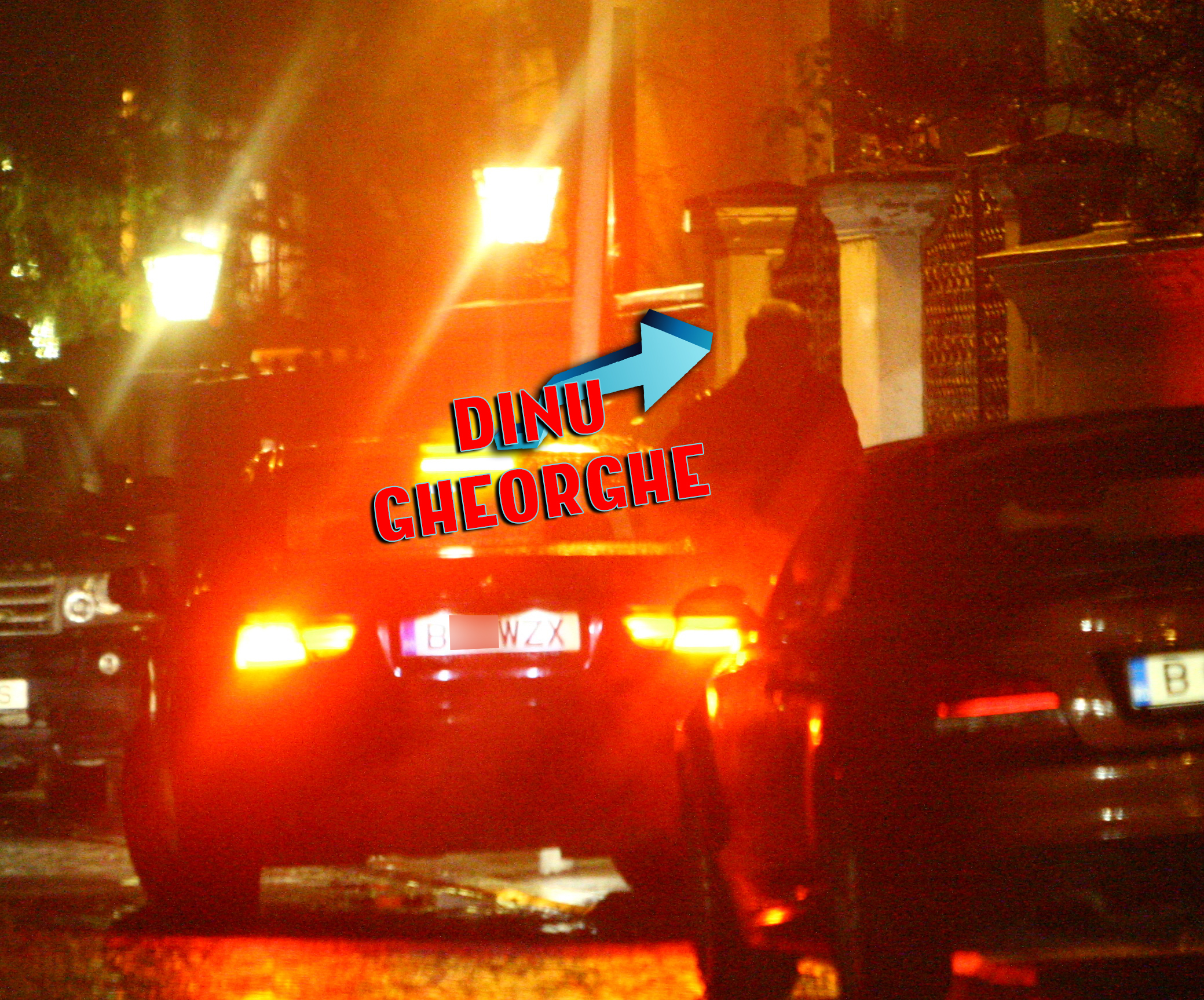 Dinu Gheorghe este lasat in fata portii de catre iubita lui