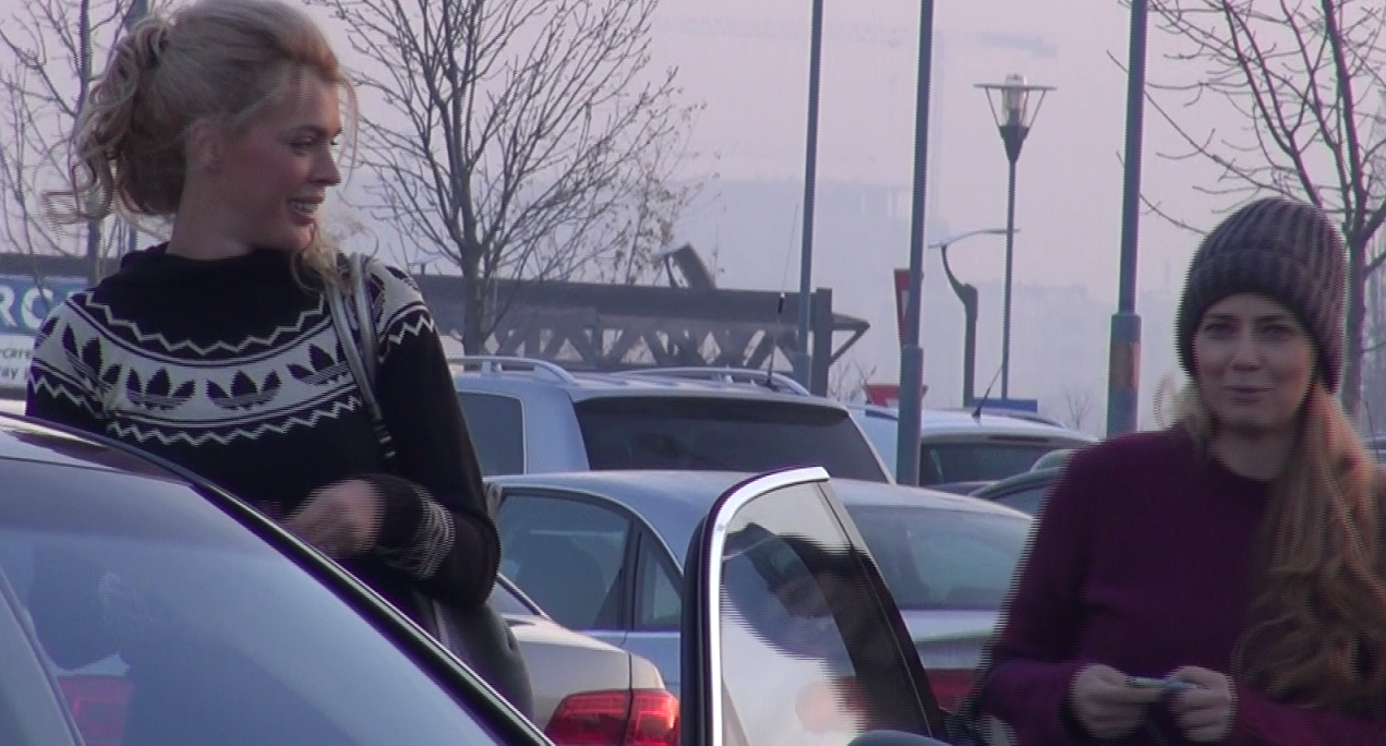 Tanara misterioasa a plecat incantata de 