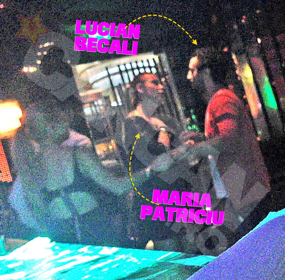 Maria s-a intalnit cu Lucian Becali si au stat de vorba cateva minute bune