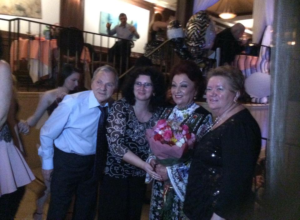 Artista s-a simtit foarte bine la petrecerea de Revelion