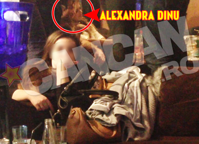 Alexandra parea foarte fericita in compania lui Ionut Marinescu