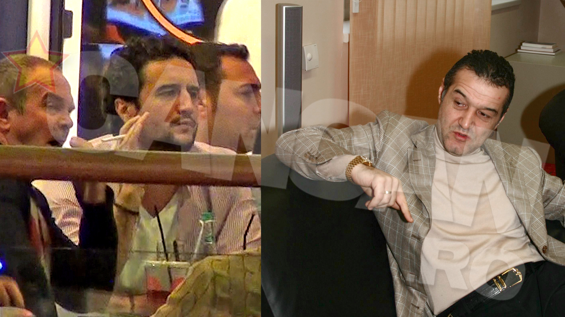 Pe langa trasaturile evidente, Lucian si Gigi au aceleasi gesturi