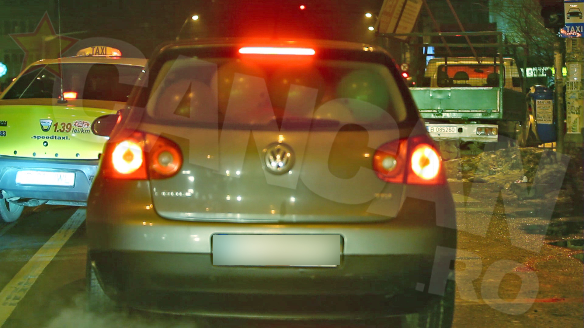 Masina in care se afla Izabela a fost plina de baloane