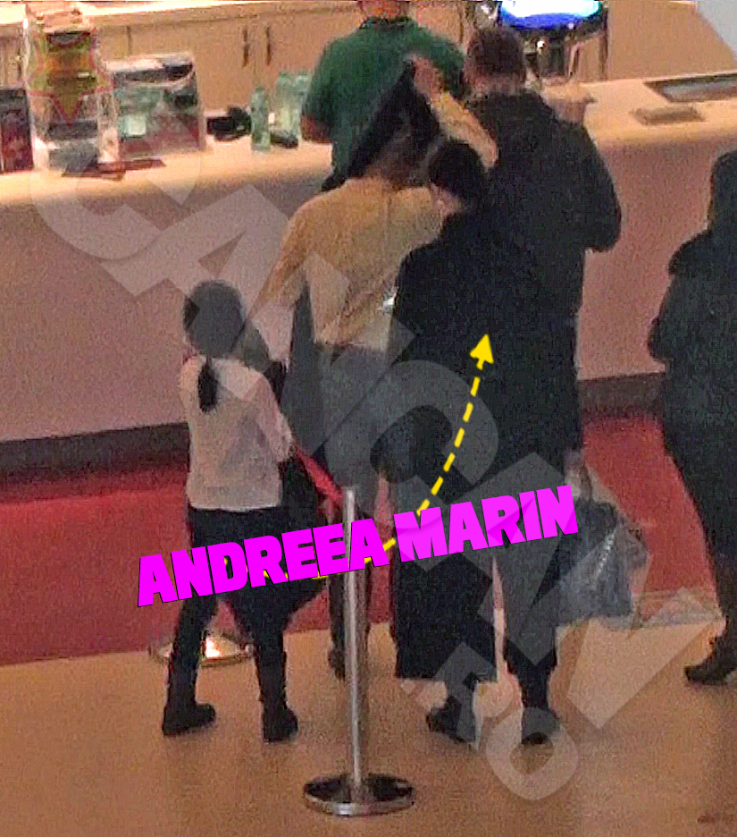 Andreea Marin a mers la film impreuna cu fiica ei