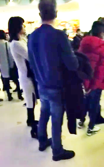 Cei doi parteneri au iesit singuri, fara cei trei baieti pe care ii au impreuna