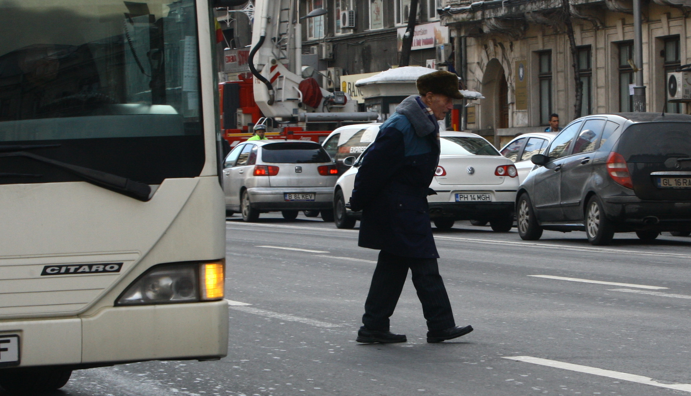 Visinescu a traversat printr-un loc nepermis