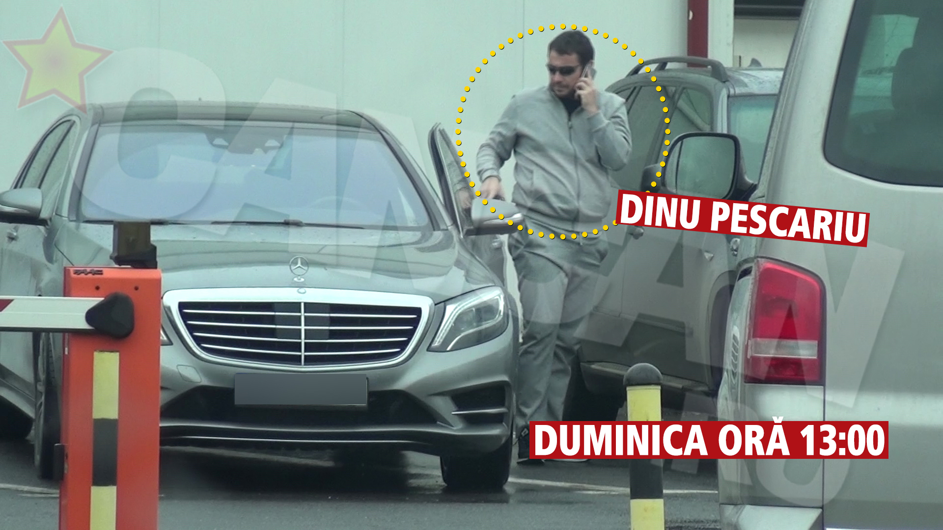 Intr-o tinuta sport, Pescariu a ajuns la biroul sau