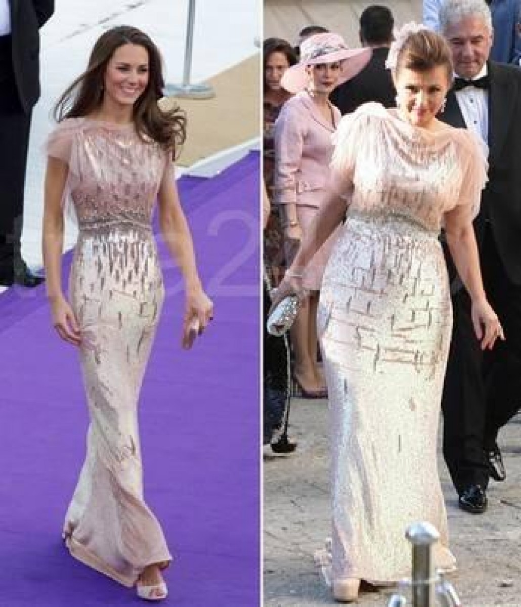 Kate Middleton si Miorita Videanu au purtat acelasi model de rochie