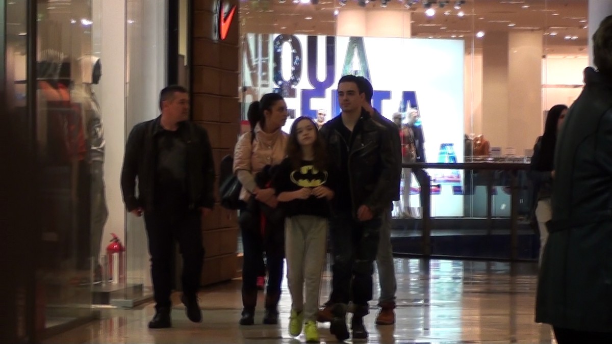 Cei trei copii nu au fost scapati din ochi de sportiv