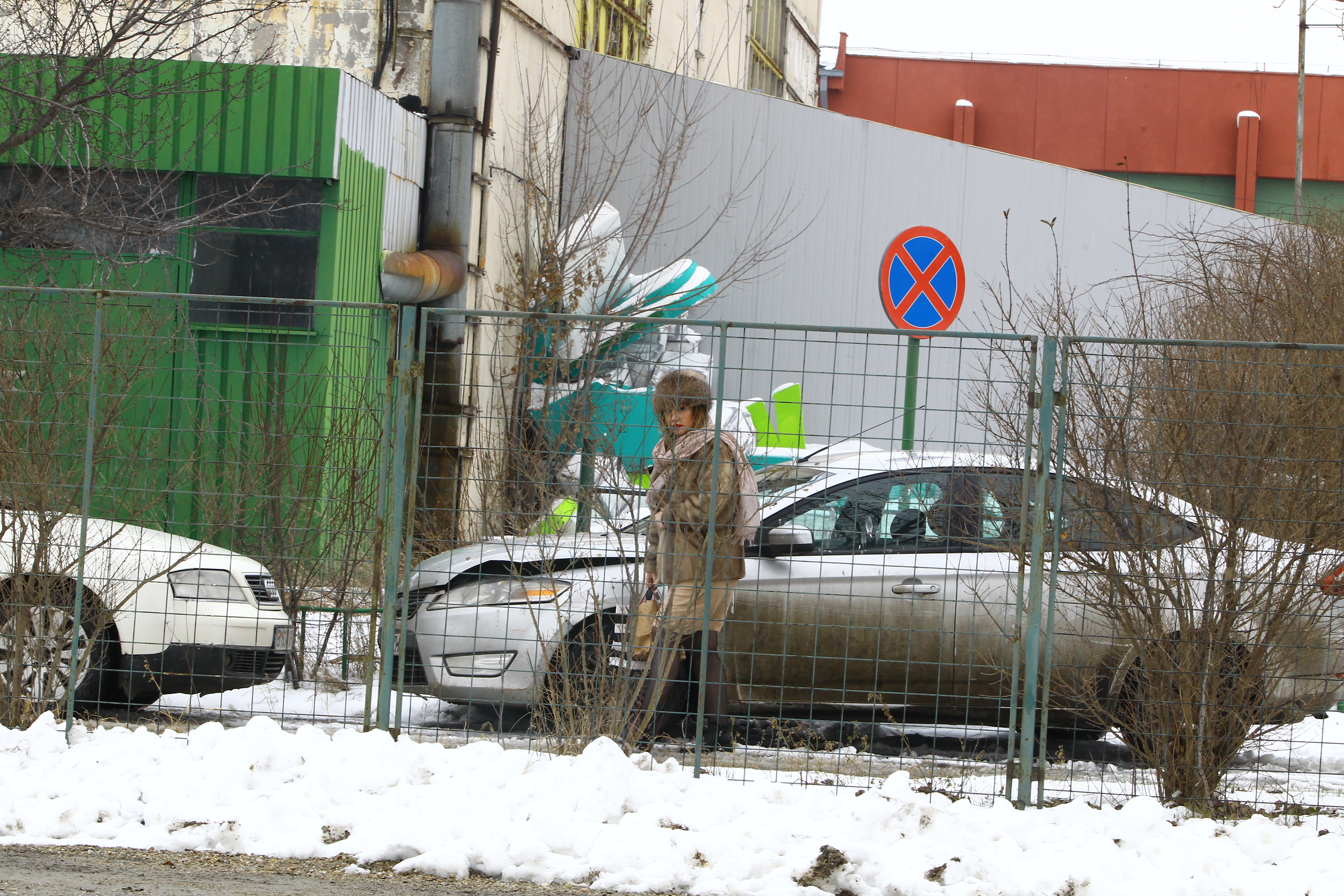 Sotia lui Viorel Lis nu se poate dezlipi de masina ei