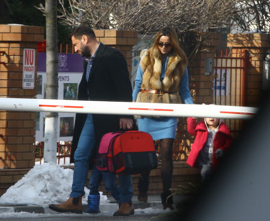 Iordache a mers cu sotia pentru a-i lua pe cei mici de la gradinita