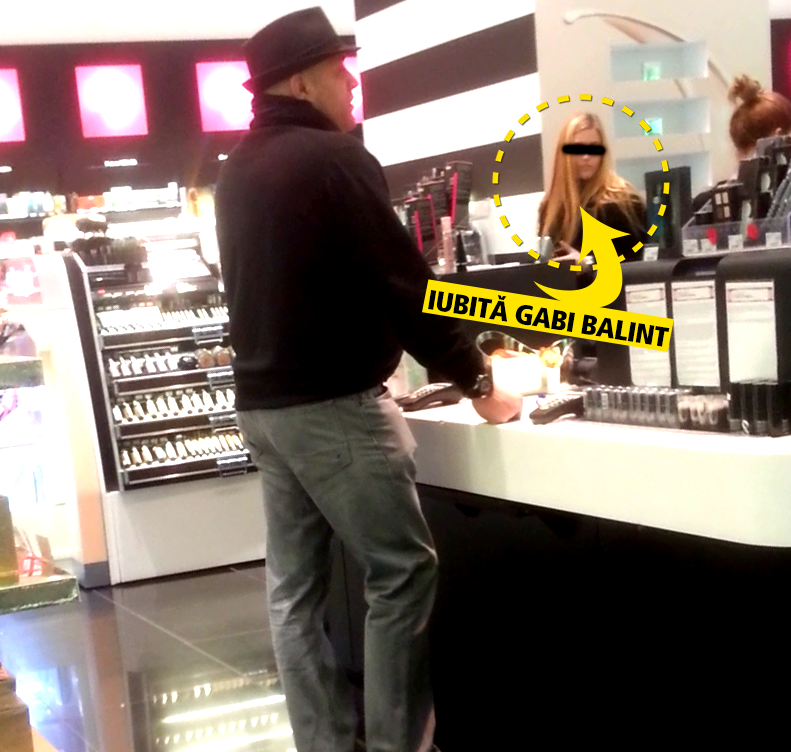 Gabi Balint si iubita sa au mers la cumparaturi