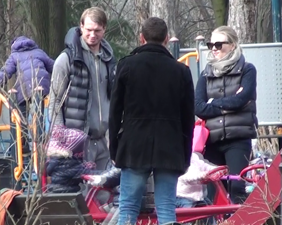 Arlauskis si sotia lui s-au simtit foarte bine in parc