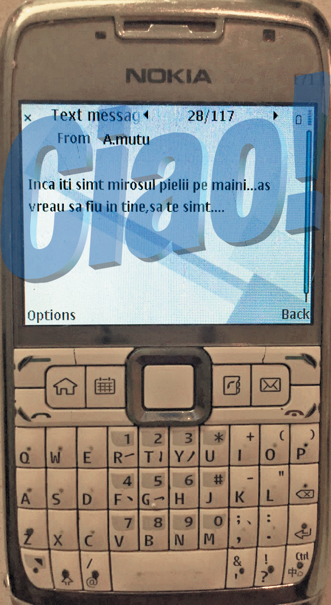 Mutu i-a trimis sms-uri erotice Biancai