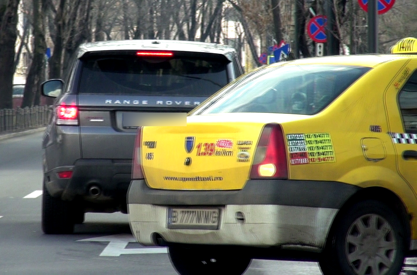 Alexandra Becali a blocat un taximetrist