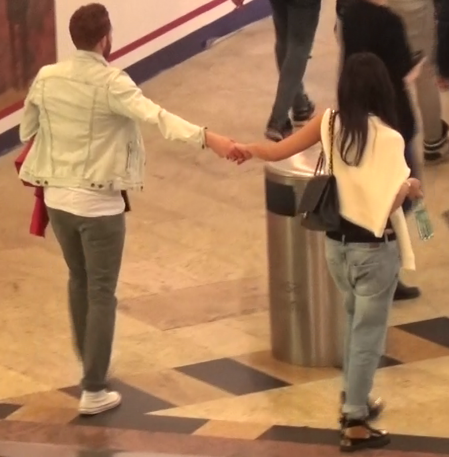 Cei doi par foarte indragostiti