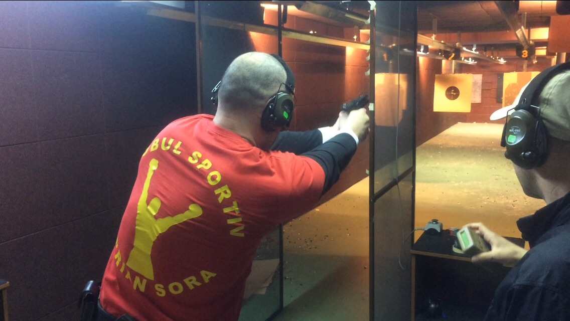 Ciprian Sora a tras de multe ori in prezenta prietenului sai instructorul Nicolae Tanase