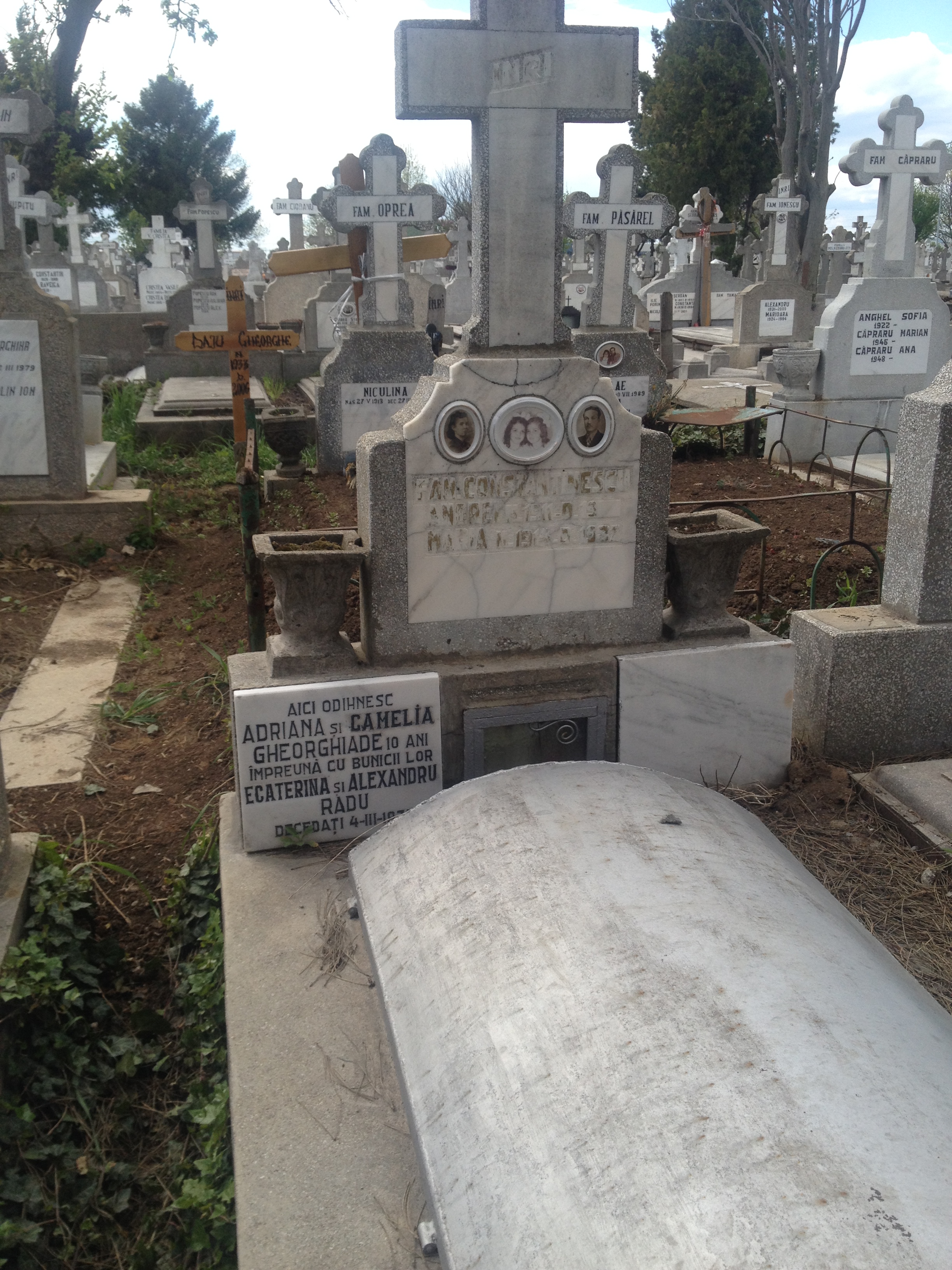 Mormantul gemenelor este abandonat de ani buni