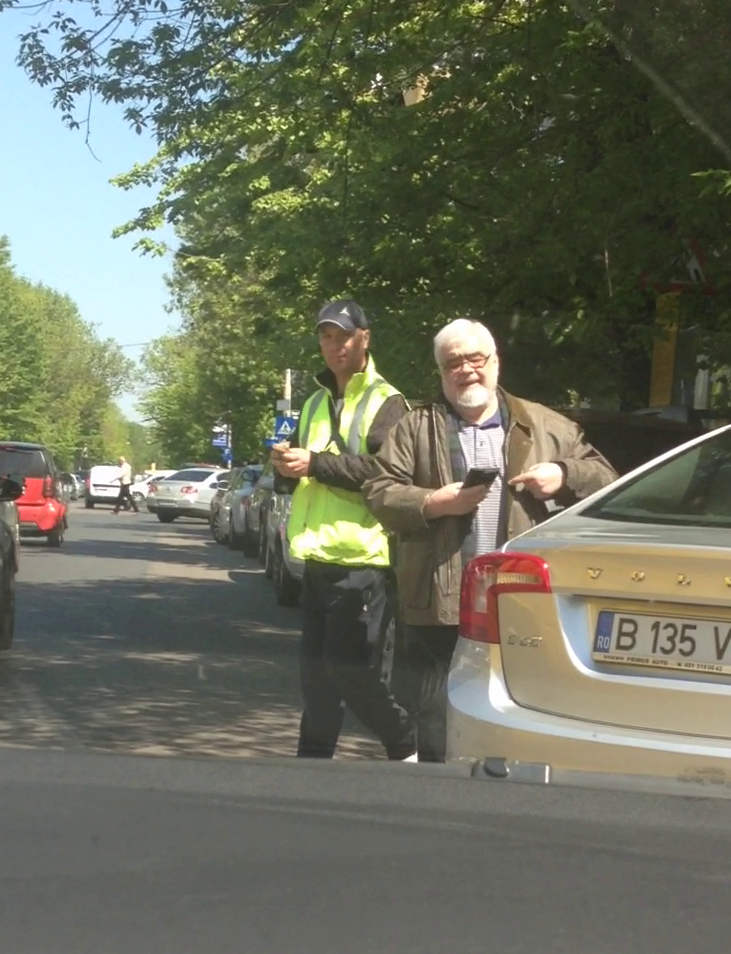 Andrei Plesu a platit parcarea