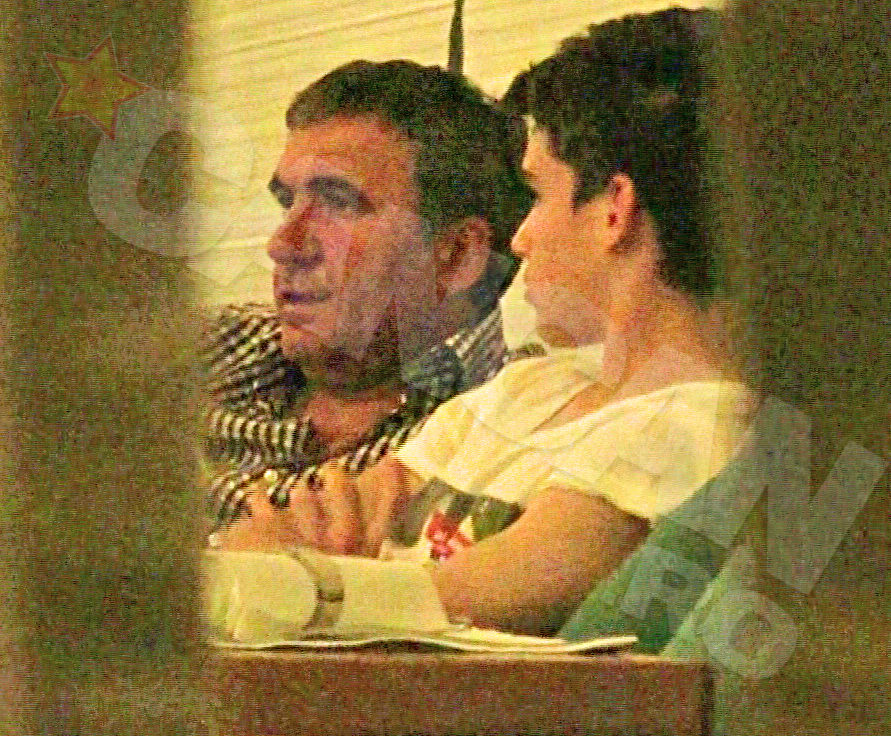 Ianis Hagi si tatal sau au urmarit impreuna meciul Fiorentinei