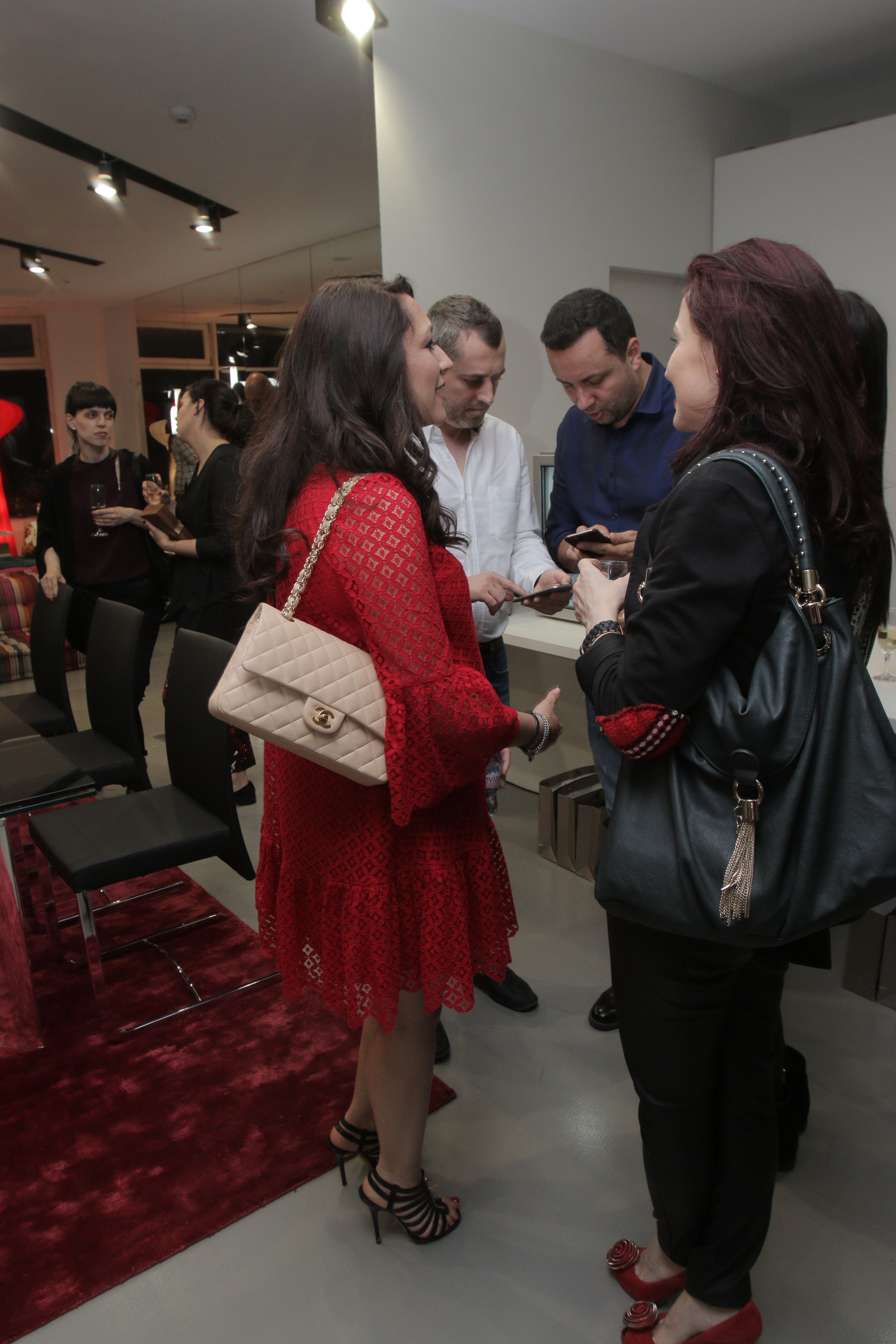 Andra a venit la eveniment insotita de Maruta