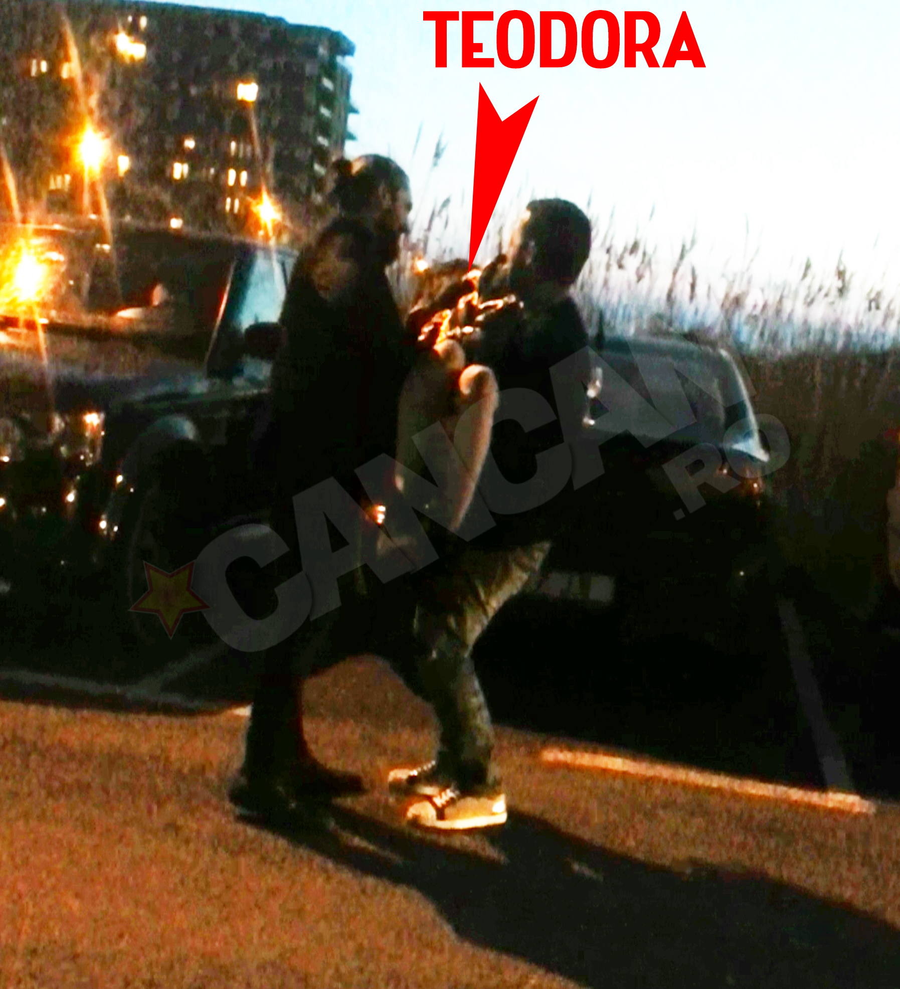 In drum spre masina, Teodora a fost mutata de la un prieten la altul