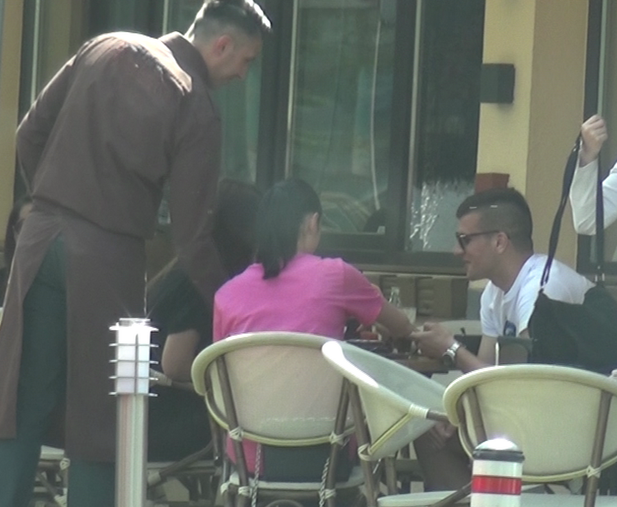 Cu putin timp inainte de meciul cu Dinamo, Tucudean a parut destul de relaxat