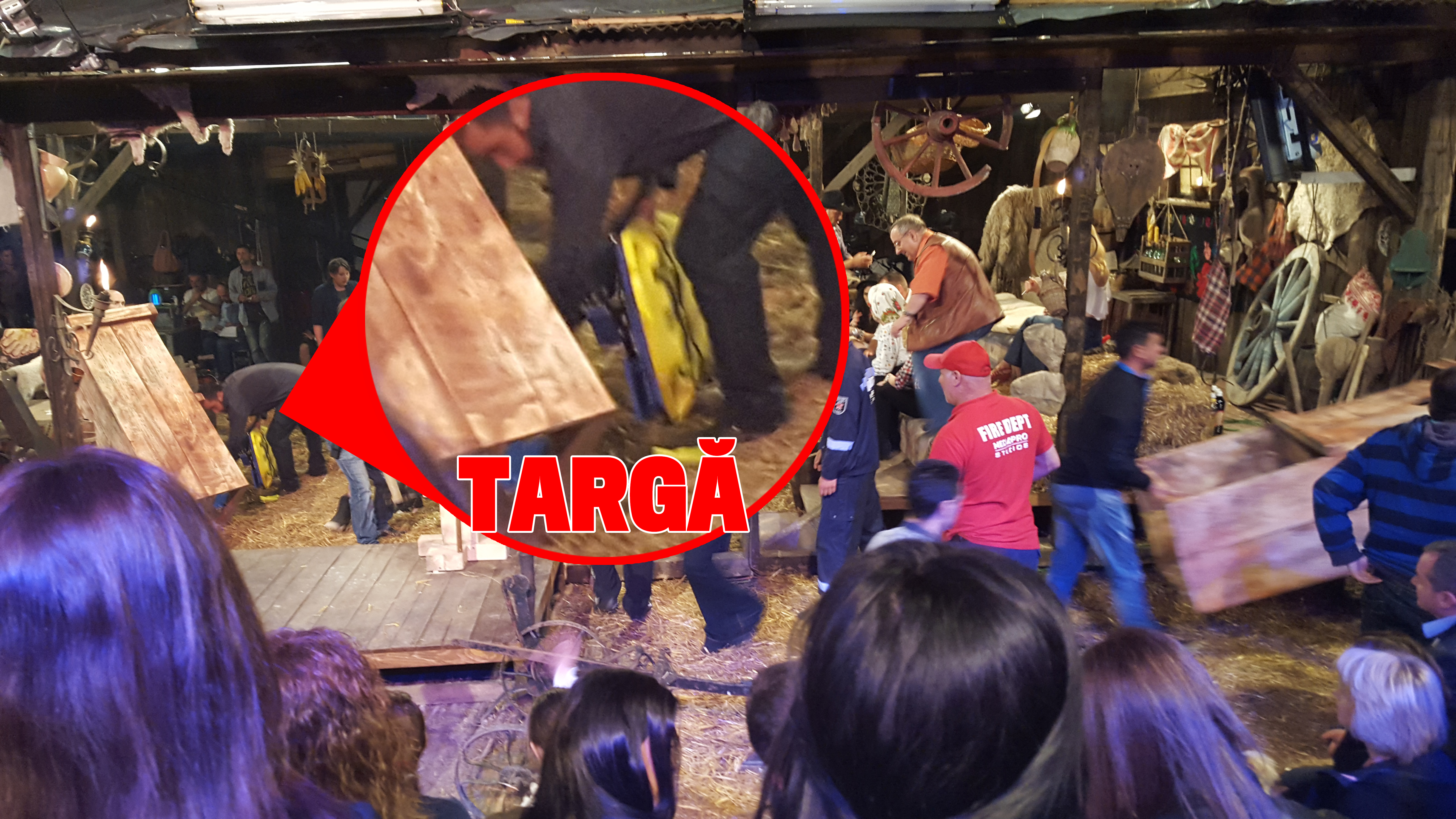 Viziru a refuzat sa iasa din platoul emisiunii pe targa adusa de medici