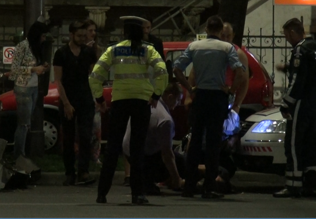 Soferul nu s-a lasat si a fost extrem de violent