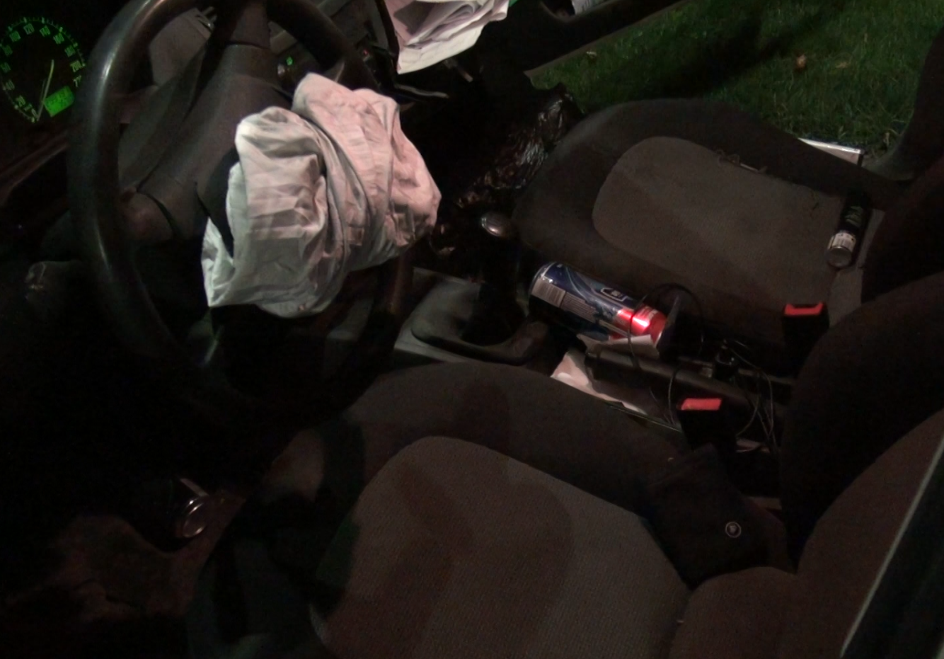 In masina soferului au fost gasite mai multe cutii de bere