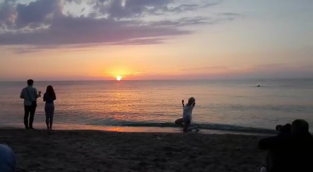 Tanara a demonstrat ca stie sa pozeze