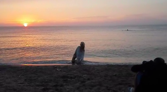 Blonda a primit aplauze pentru reprezentatia sa