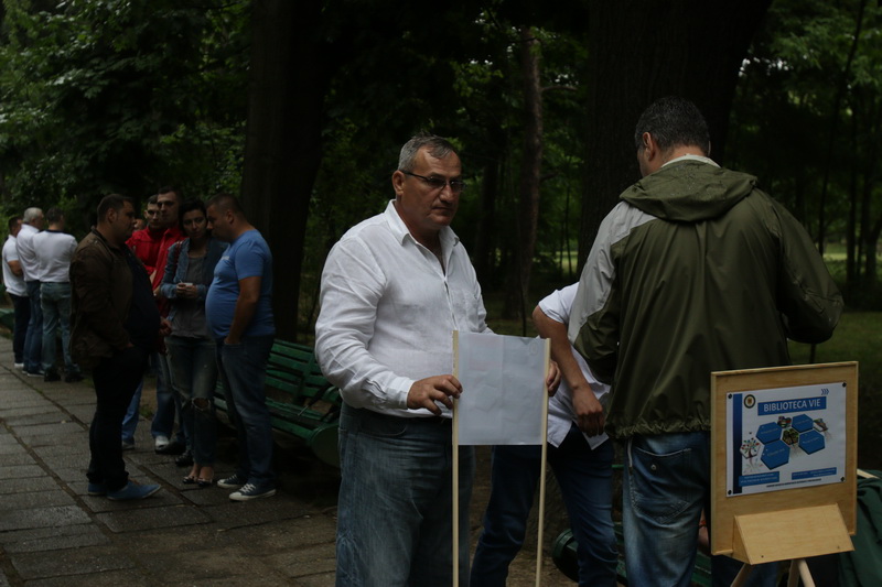Mihai Bucurenciu a fost unul dintre cei mai activi detinuti prezenti in cadrul actiunii din parcul Herastrau