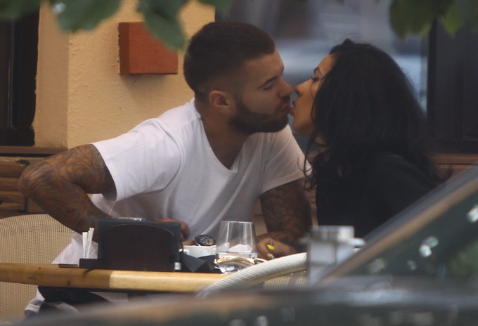 Daminuta si Anemona se inteleg perfect, fotbalistul fiind foarte afectuos