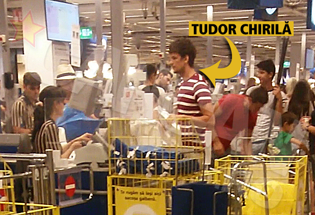 Iubita lui Tudor Chirila a platit cumparaturile