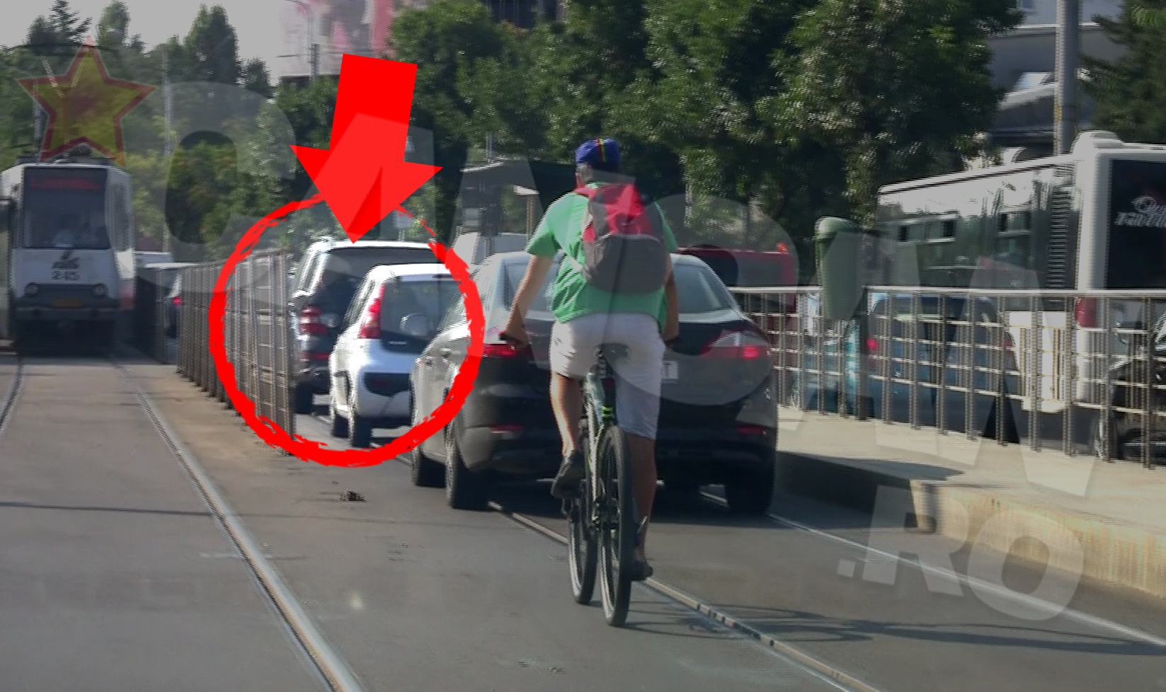 A mers pe linia de tramvai