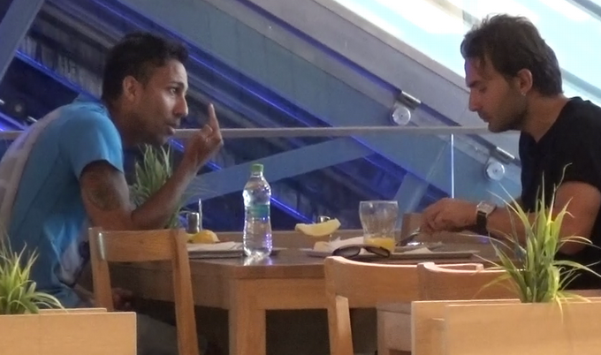 Pecanha a parut destul de nervos la intalnirea cu Teixeira