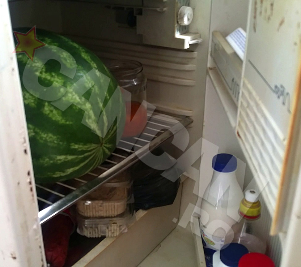 Becali le-a oferit si un frigider cu alimente pentru cateva zile