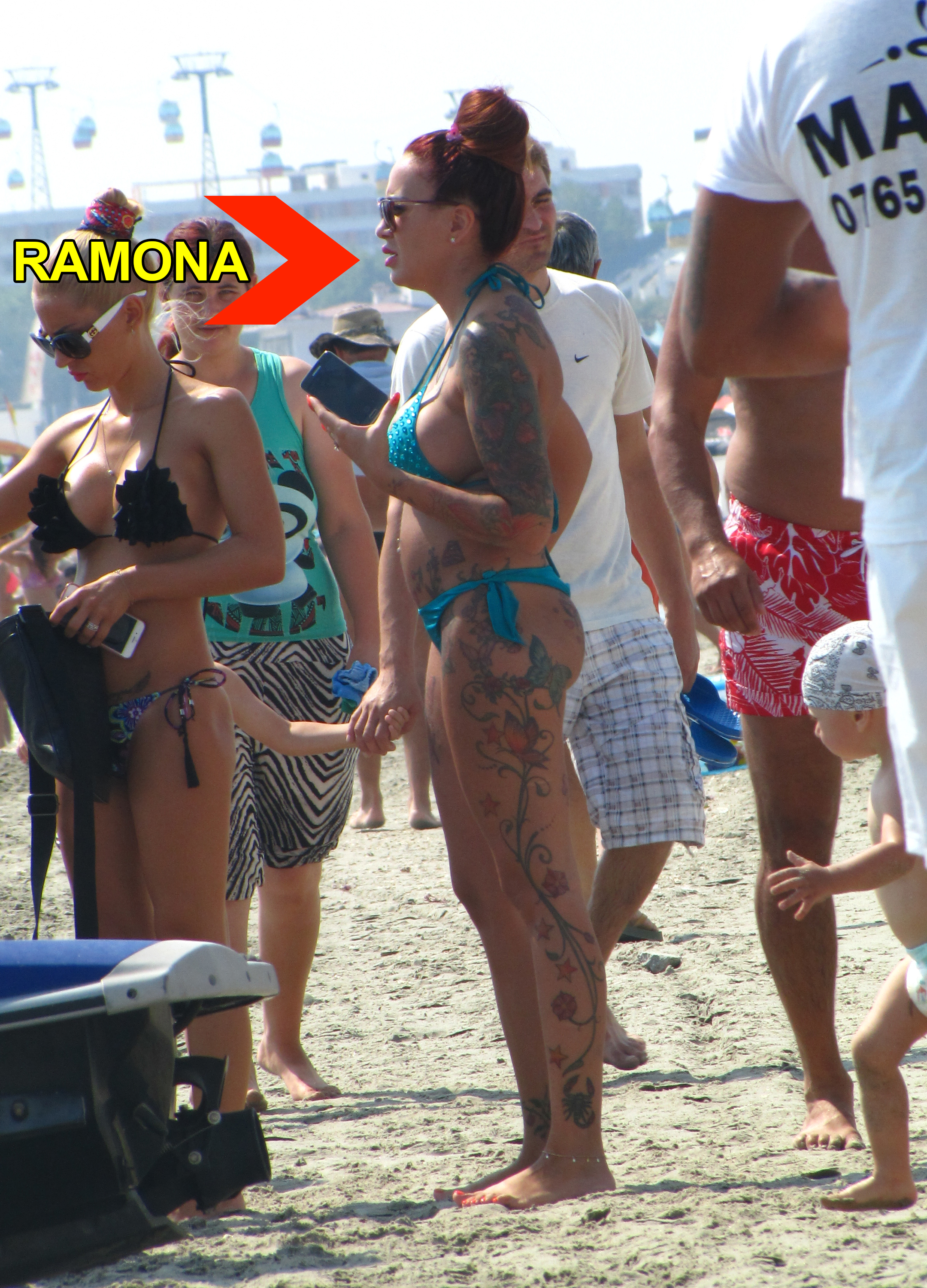 Si sotia lui Corduneanu are corpul plin de tatuaje