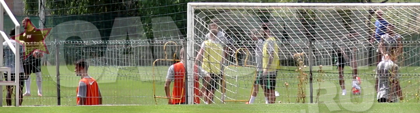 Pedrazzini a fost omul care a vorbit cu jucatorii, in timp ce Radoi a privit de la distanta si a corectat greselile