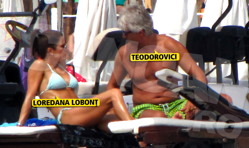 Ministrul de Finante si fosta nevasta a lui Lobont au savurat momente romantice pe sezlong