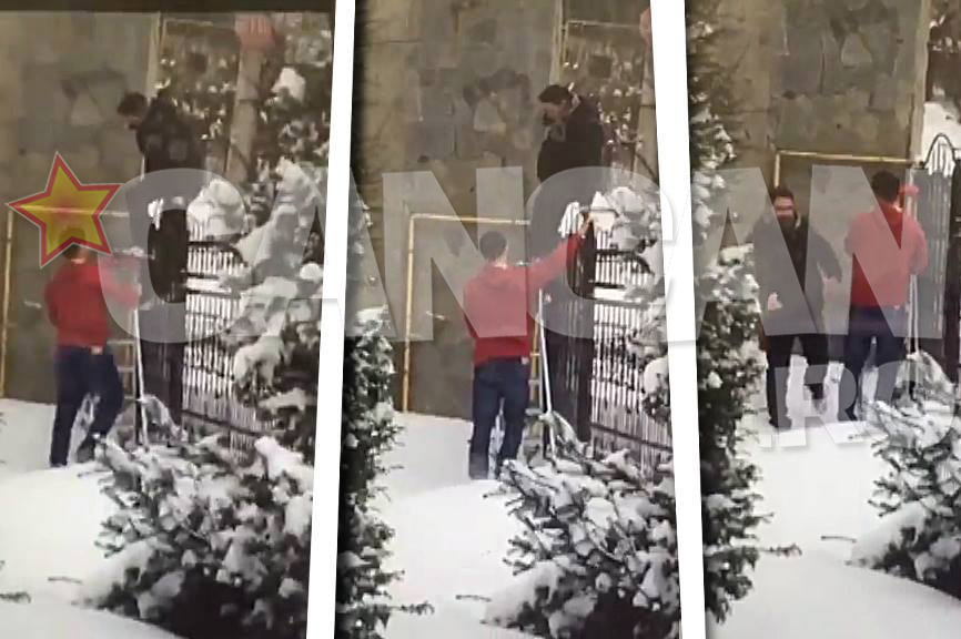 Senatorul sare gardul.