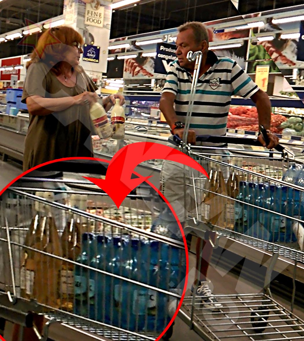Patrichi si-a facut provizii de vin si apa minerala, semn ca se lasa cu petreceri in familie