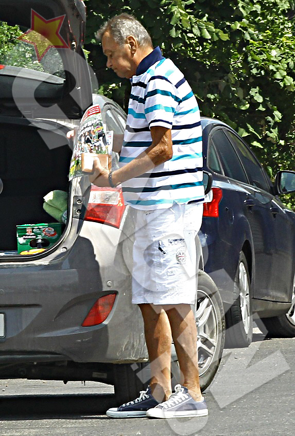 In portbagaj, sotii Patrichi mai aveau si un bax de bere