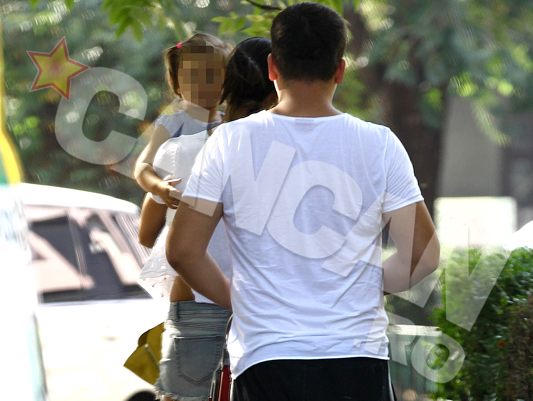 Casuneanu si-a scos fetita la plimbare